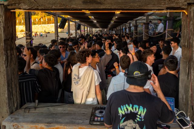 Cobertura de evento nocturno